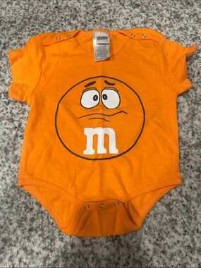 M&M'S Orange Character Baby Bodysuit